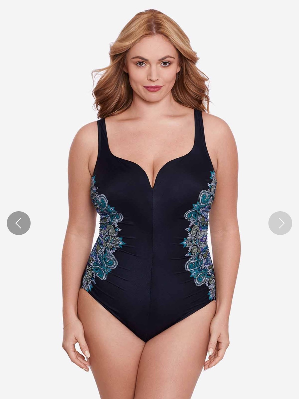 NWT MIRACLESUIT PRECIOSO PLUS SIZE TEMPTRESS ONE PIECE - Picture 4 of 7